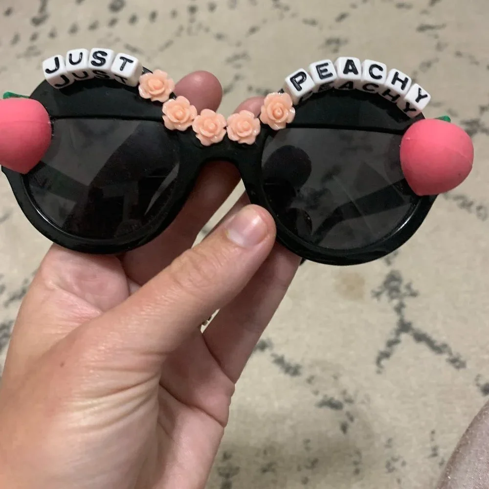 Rad + Refined Round Embellished Sunglasses